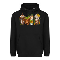 Black longhaired cow coffee Heavyweight Hoodie - Jasminsmagicworld