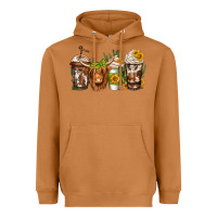 Meerkat longhaired cow coffee Heavyweight Hoodie - Jasminsmagicworld