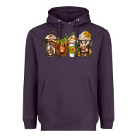 Plum longhaired cow coffee Heavyweight Hoodie - Jasminsmagicworld