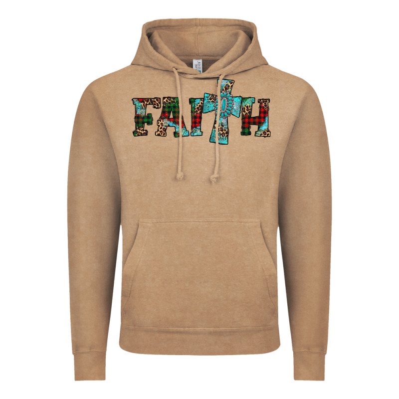 Faith Christmas Cross Vintage Hoodie by AdoDesignShop | Teevron