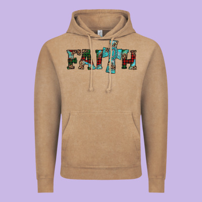 Faith Christmas Cross Vintage Hoodie Designed By Adodesignshop