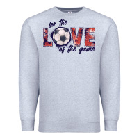 Heather Grey soccer love of the game Premium Sweatshirt - JahusDesignShop