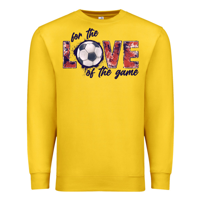 Soccer Love Of The Game Premium Sweatshirt by JahusDesignShop | Teevron