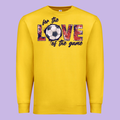Soccer Love Of The Game Premium Sweatshirt Designed By Jahusdesignshop