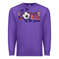 Purple soccer love of the game Premium Sweatshirt - JahusDesignShop