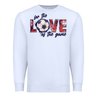 White soccer love of the game Premium Sweatshirt - JahusDesignShop