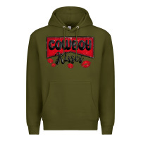 Army Green cowboy kisses Premium Hoodie - MaliasSmallBusiness