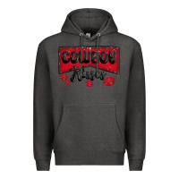 Charcoal Heather cowboy kisses Premium Hoodie - MaliasSmallBusiness