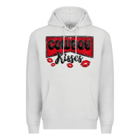 Dove Grey cowboy kisses Premium Hoodie - MaliasSmallBusiness