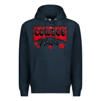 Navy cowboy kisses Premium Hoodie - MaliasSmallBusiness