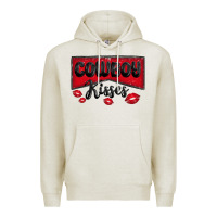 Oatmeal Heather cowboy kisses Premium Hoodie - MaliasSmallBusiness