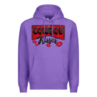 Purple cowboy kisses Premium Hoodie - MaliasSmallBusiness