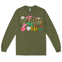 Army Green scrub life Long Sleeve Tee - texasbilliewilder