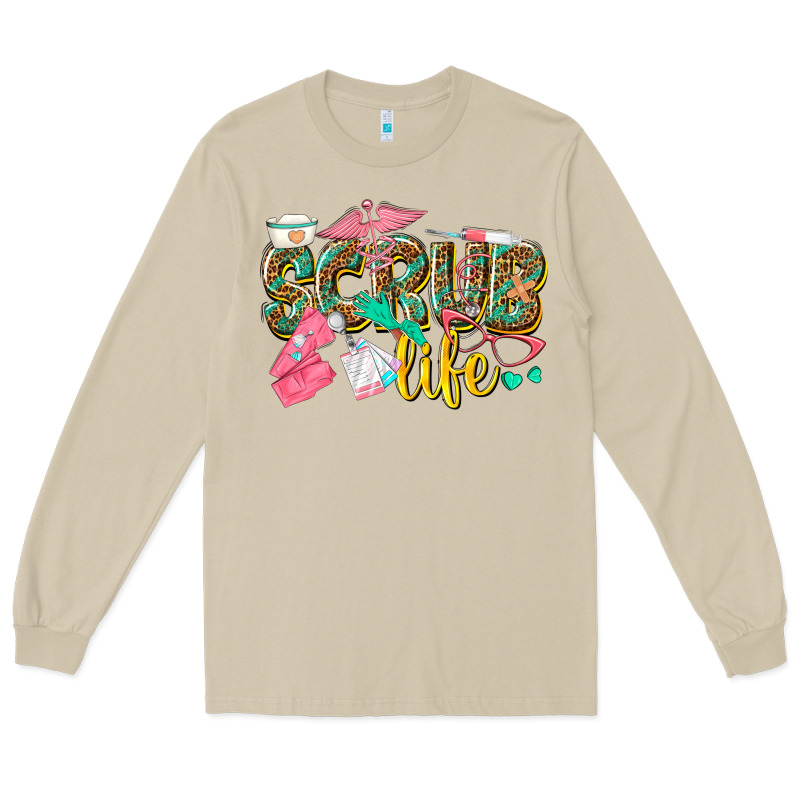 Scrub Life Long Sleeve Tee by texasbilliewilder | Teevron