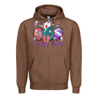 Chestnut happy easter eggs nurse n Zipper Hoodie - Neo Western
