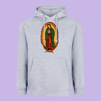 Our Lady Of Guadalupe Heavyweight Hoodie Designed By Jahusdesignshop