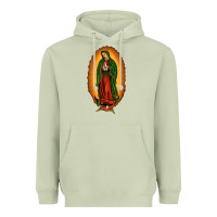 Matcha our lady of Guadalupe Heavyweight Hoodie - JahusDesignShop