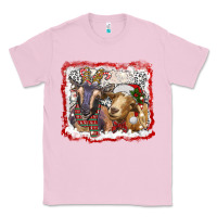 Bubblegum Pink christmas goats Classic Tee - RanaPortraitStore