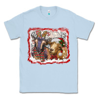 Dusty Blue christmas goats Classic Tee - RanaPortraitStore