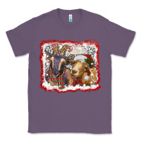 Lavender christmas goats Classic Tee - RanaPortraitStore