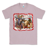 Lilac christmas goats Classic Tee - RanaPortraitStore