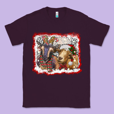 Christmas Goats Classic Tee Designed By Ranaportraitstore