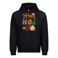 Black ho ho ho with Urban Hoodie - MaliasSmallBusiness