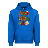 Cobalt ho ho ho with Urban Hoodie - MaliasSmallBusiness