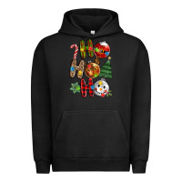 Pigment Black ho ho ho with Urban Hoodie - MaliasSmallBusiness