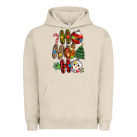 Pigment French Oak ho ho ho with Urban Hoodie - MaliasSmallBusiness