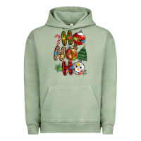Pigment Oil Green ho ho ho with Urban Hoodie - MaliasSmallBusiness