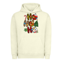 Pigment Pistachio ho ho ho with Urban Hoodie - MaliasSmallBusiness