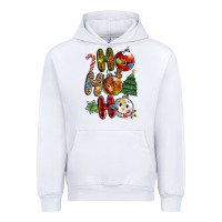 White ho ho ho with Urban Hoodie - MaliasSmallBusiness
