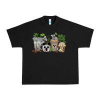 Black koala coffee cups Urban Heavy Tee - texasbilliewilder