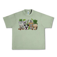 Oil Green koala coffee cups Urban Heavy Tee - texasbilliewilder