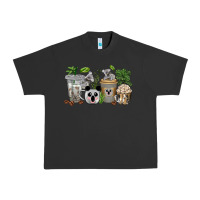 Pigment Black koala coffee cups Urban Heavy Tee - texasbilliewilder