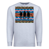 Heather Grey armed forces day soldier Premium Sweatshirt - Artiststas