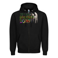 Black will trade brother for candy Zipper Hoodie - CowhideDigitalArt