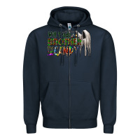Navy will trade brother for candy Zipper Hoodie - CowhideDigitalArt