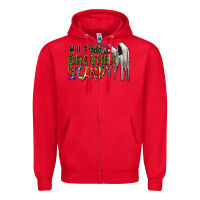 Red will trade brother for candy Zipper Hoodie - CowhideDigitalArt