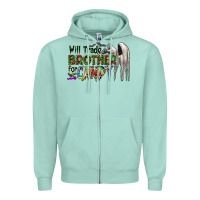 Seafoam will trade brother for candy Zipper Hoodie - CowhideDigitalArt