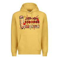 Antique Gold little miss 100 days smarter Premium Hoodie - MaliasSmallBusiness