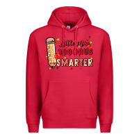 Cardinal little miss 100 days smarter Premium Hoodie - MaliasSmallBusiness
