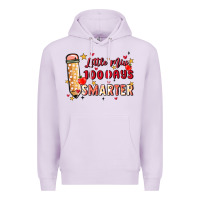 Little Miss 100 Days Smarter Premium Hoodie | Teevron