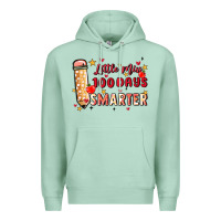 Seafoam little miss 100 days smarter Premium Hoodie - MaliasSmallBusiness