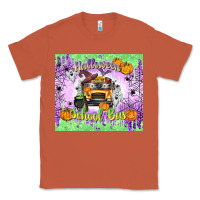 Copper Halloween School Bus Classic Tee - texasbilliewilder