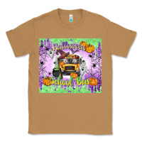 Toasted Coconut Halloween School Bus Classic Tee - texasbilliewilder