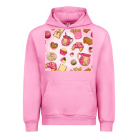 Fuchsia Pink mexican pan dulce Urban Hoodie - MaliasSmallBusiness