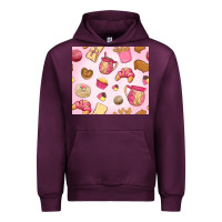 Mauve Wine mexican pan dulce Urban Hoodie - MaliasSmallBusiness