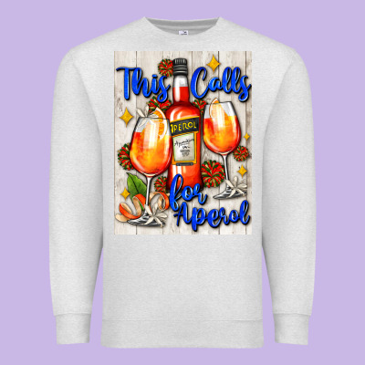 This Calls For Aperol   Air Freshener Premium Sweatshirt Designed By Adodesignshop